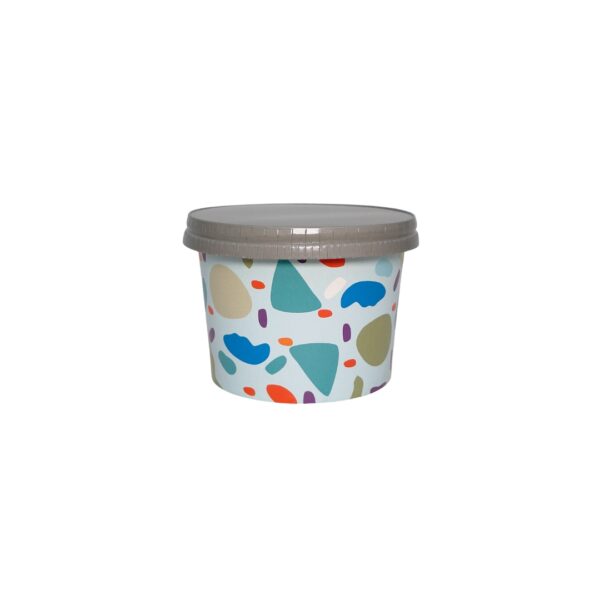 600ml bowl premium skyblue with paper lid