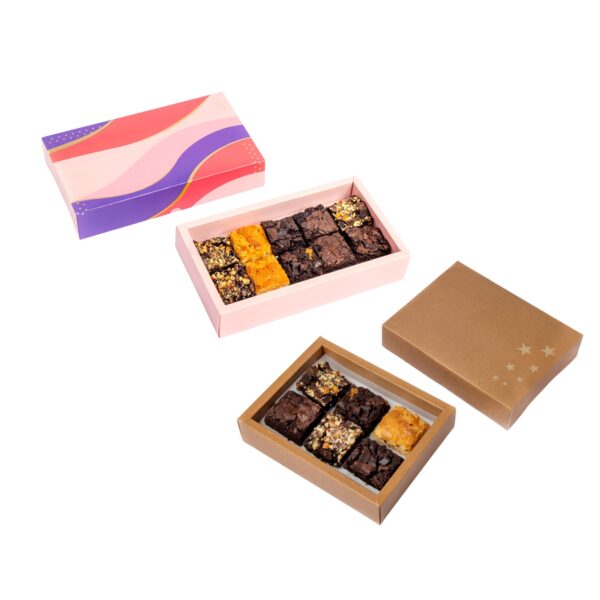 brownie box kraft premium