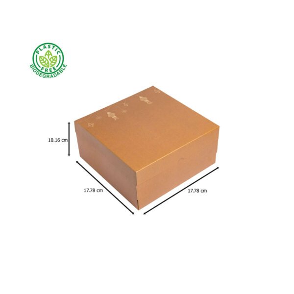 surieco bakery kraft cake box for 0 5kg 7 x 7 x 4 in 2