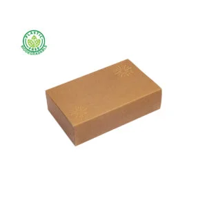 Kraft Macaron Box for 10 - 18.5 x 11.5 x 5 CM