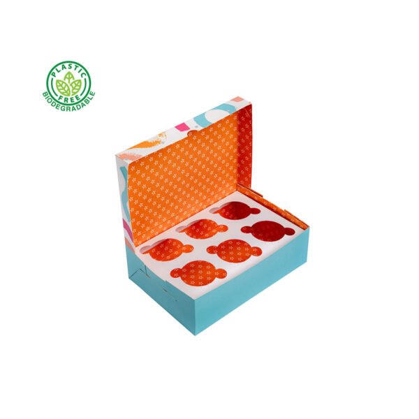 surieco bakery premium cupcakes muffins box for 6 23 5 x 16 x 7 5 cm 5