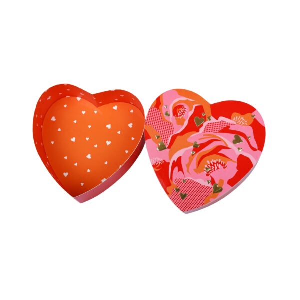 Heart Shape Box - Medium - Surieco 1 medium open