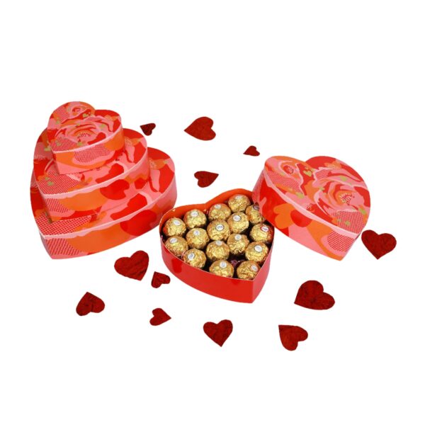 Heart Shape Box - Medium - Surieco 4 heart shape box hearts