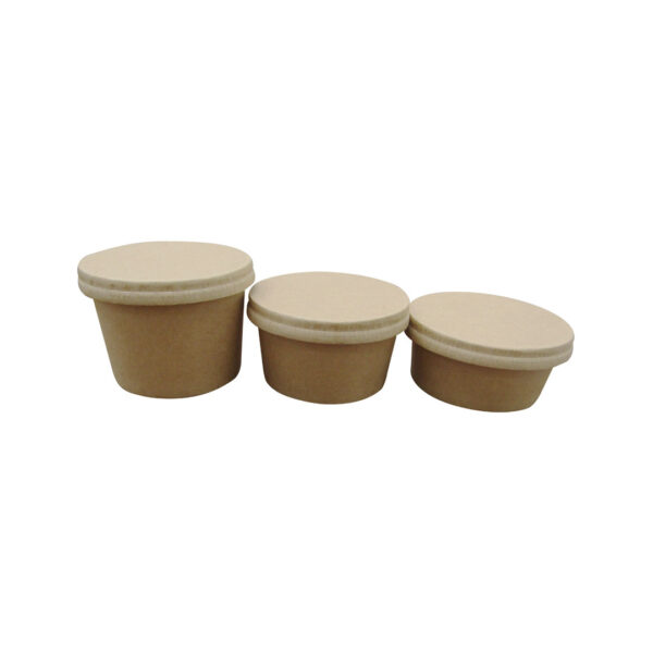 surieco bowl kraft with kraft lid collections