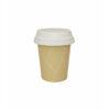 surieco-paper-cup-single-wall-250-ml-brown-with-dome-paper-lid