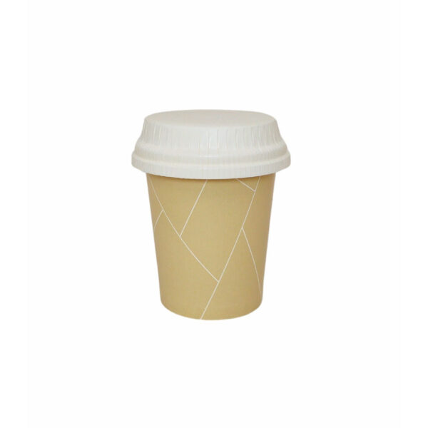 surieco-paper-cup-single-wall-250-ml-brown-with-dome-paper-lid