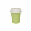 surieco-paper-cup-single-wall-250-ml-green-with-dome-paper-lid