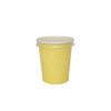 surieco-paper-cup-single-wall-250-ml-yellow-with-flat-pp-lid